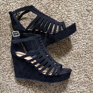 Wedge sandal heels